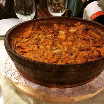 Sopas de ajo con costra Sopas de ajo con costra